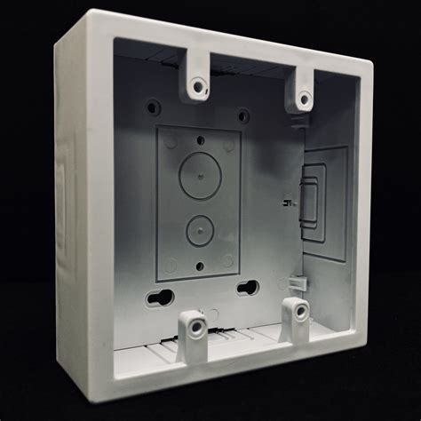 complete 4 outlet junction box|low clearance outlet box.